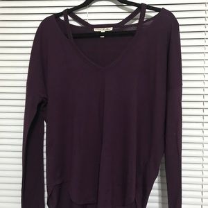 Long sleeve cotton T-shirt